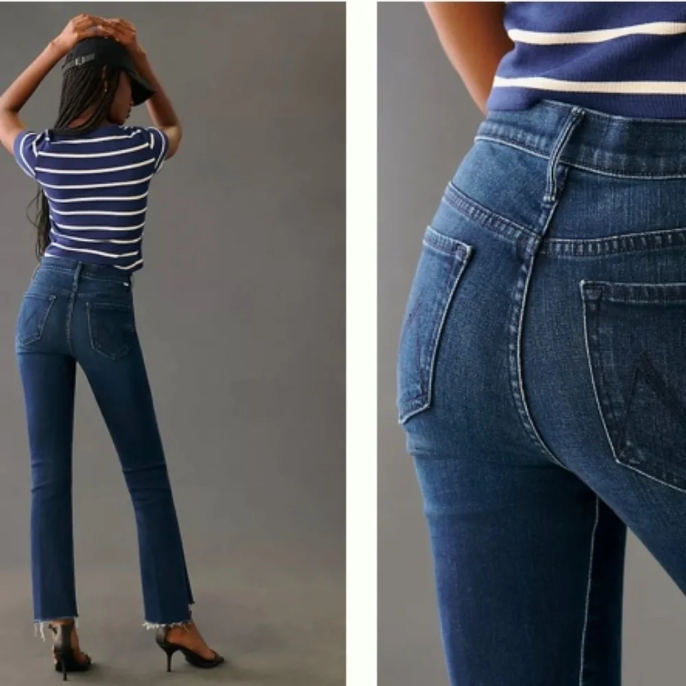 MOTHER The Insider Crop Fray In Movin’ On Up - Picture 2 of 16